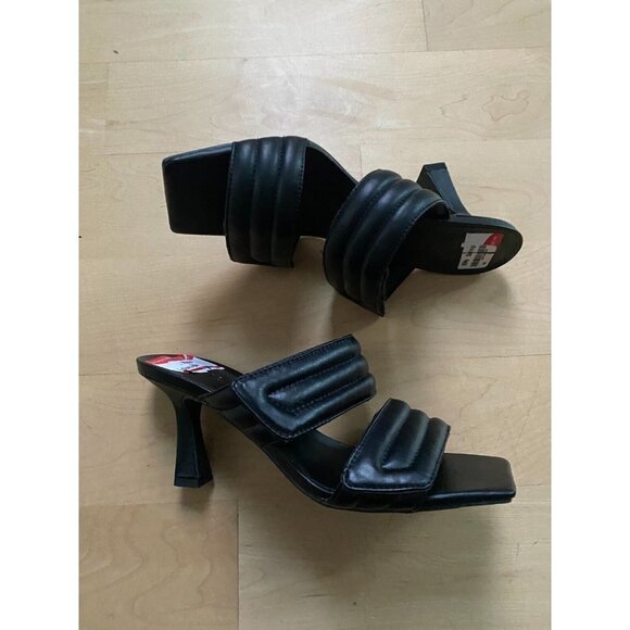 ABOUND BNWT "Qarly" Quilted Heel Sandal Black Sz 6 Slide New - Picture 3 of 9